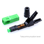 10 X Conectores Rápidos Sc/apc Fibra Óptica Ftth 10 Unidades