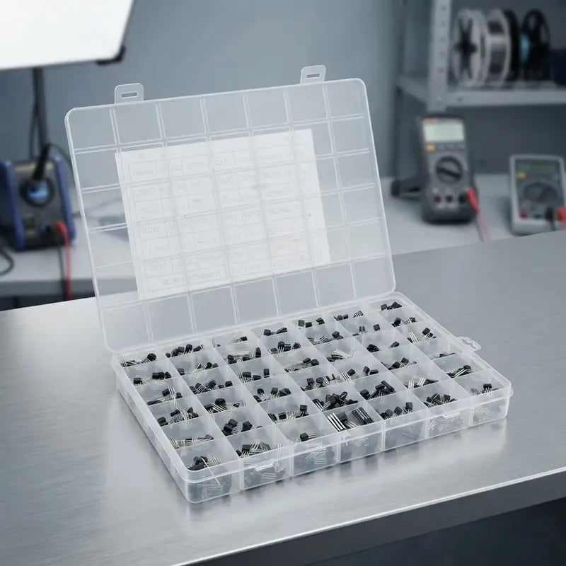 Kit De Transistores 840 Piezas To-92. 42 Modelos Diferentes
