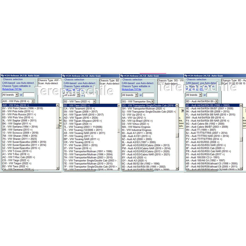 Software Escaner Auto Vagcom Vcds Hexv2 Para Volkswagen Audi