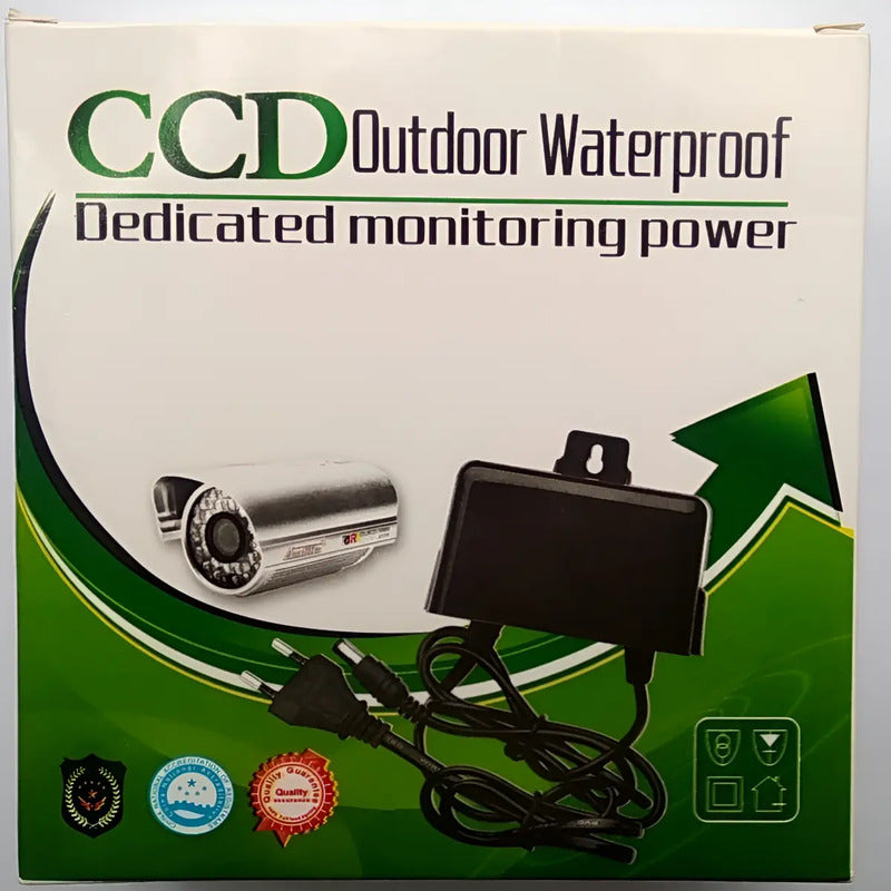 Transformador Tereparochile 12v 2a Negro Para Cámaras Seguridad Cctv 220v