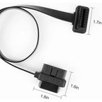Cable Duplicador Extensión Obdii Obd2 - 1 Macho  2 Hembra