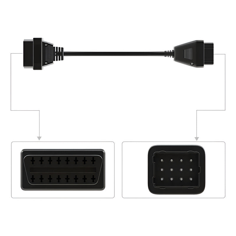 8 Cables Camion Obd2 Obdii Scanner Para Delphi Launch Autel