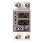 Protector Digital Ajustable Voltaje Amperaje 63a 220v Din Beige
