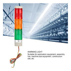 Torre Baliza Industrial + Buzzer Luz Roja Amarilla Verde 12v