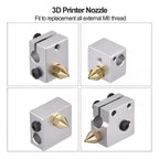 Pack 10 Boquilla Nozzle Para Impresora 3d Mk8 Ender 3 Cr10