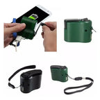 Cargador Generador De Corriente Usb Dinamo Camping 600ma 5v Morado