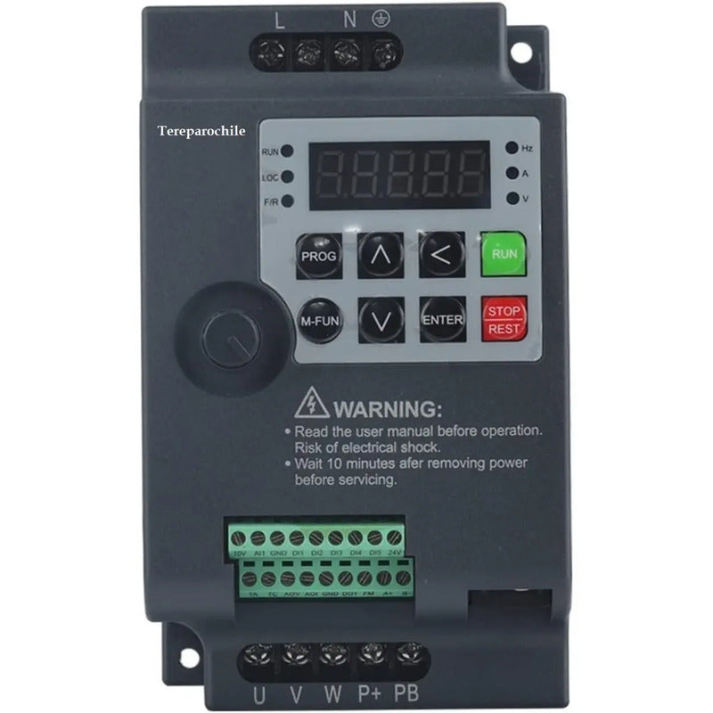 Variador De Frecuencia 2.2kw Entrada 1f Salida 3f 0-220v 10a