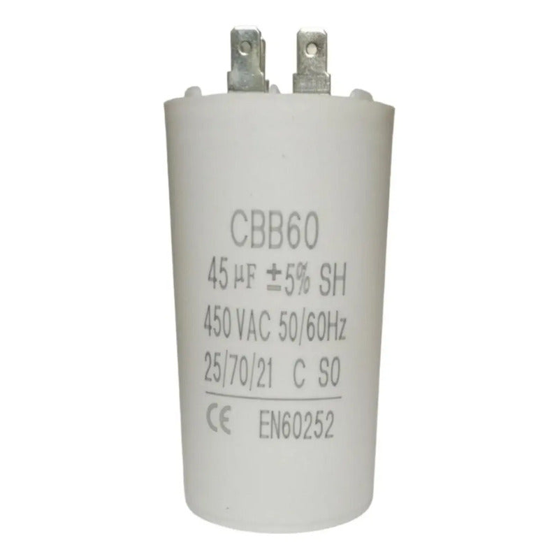 Condensador Capacitor Circular 45uf 400 500 450v Cbb60 Cbb65
