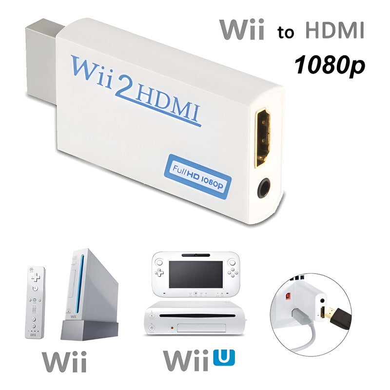 Adaptador Para Nintendo Wii A Hdmi Convertidor Wii2hdmi 1080