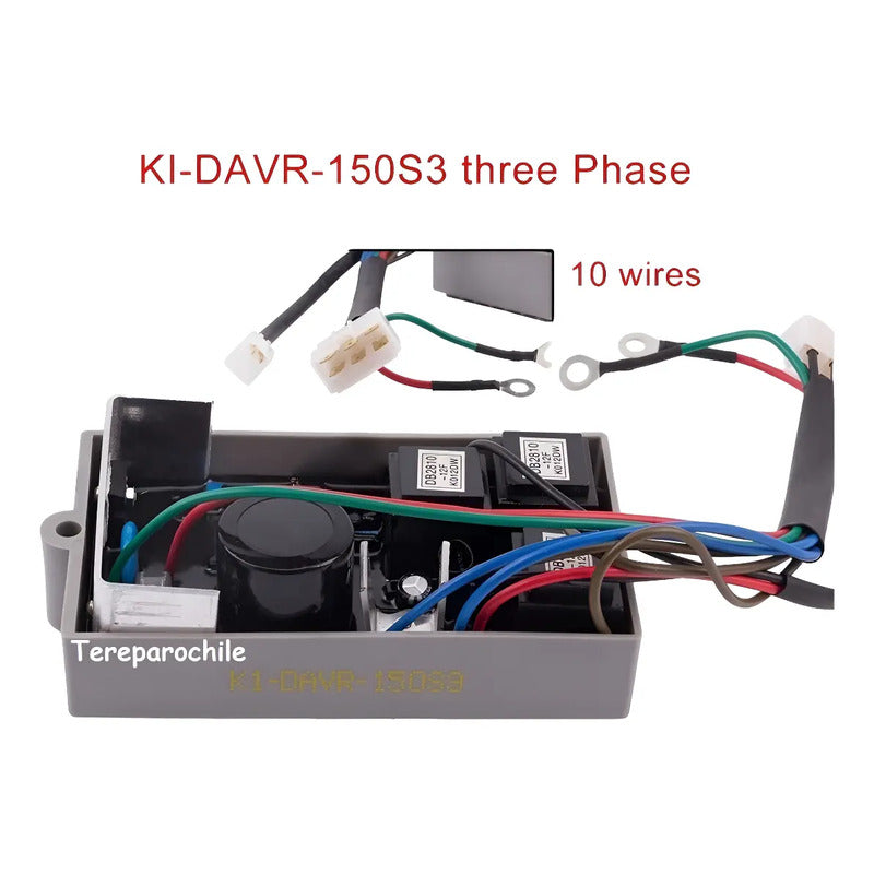 Regulador De Voltaje Automático Avr Ki-davr-150s3