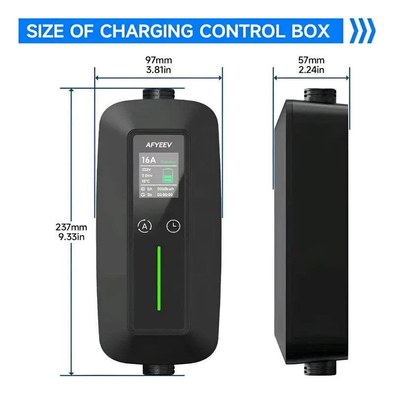 Cargador Ev Auto Electrico 3600w 16a Tipo 2 Portatil 3.5m