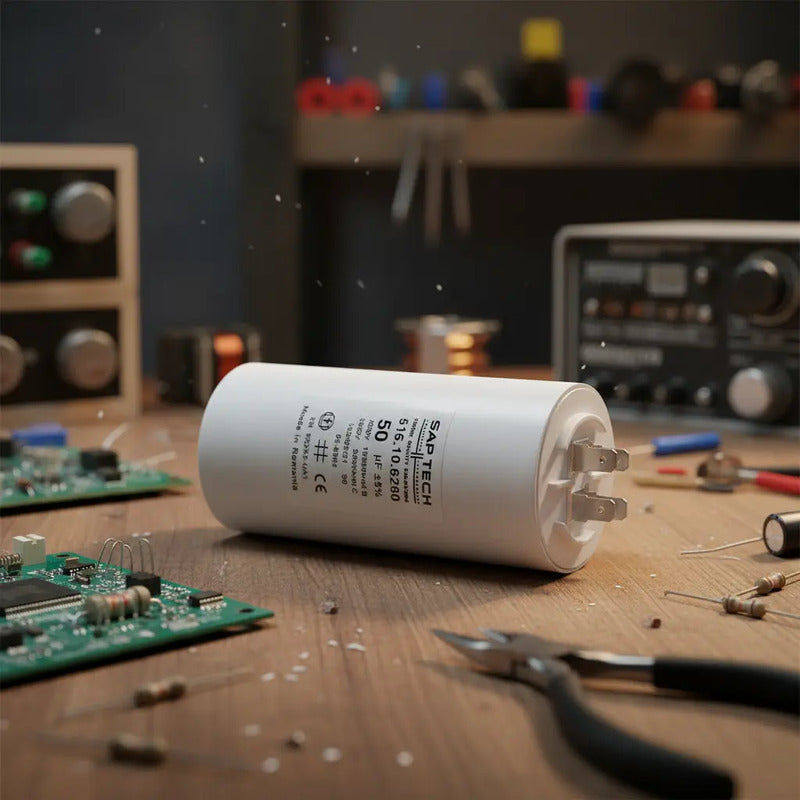 Condensador Capacitor Circular 15uf 450v Tereparochile 4 Terminales