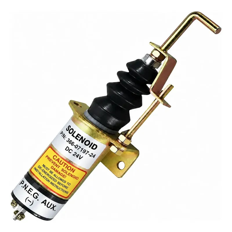 Solenoide De Parada Motor 366-07197-24 24v Generador Diesel