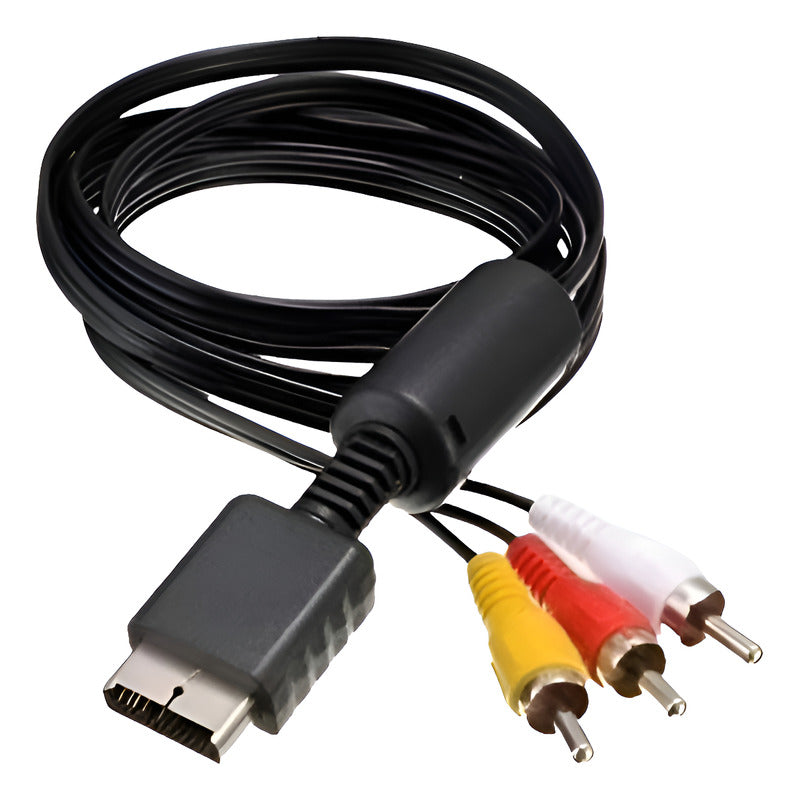 Cable Av Audio Video Compatible Con Playstation 2 Ps2 Y Ps3