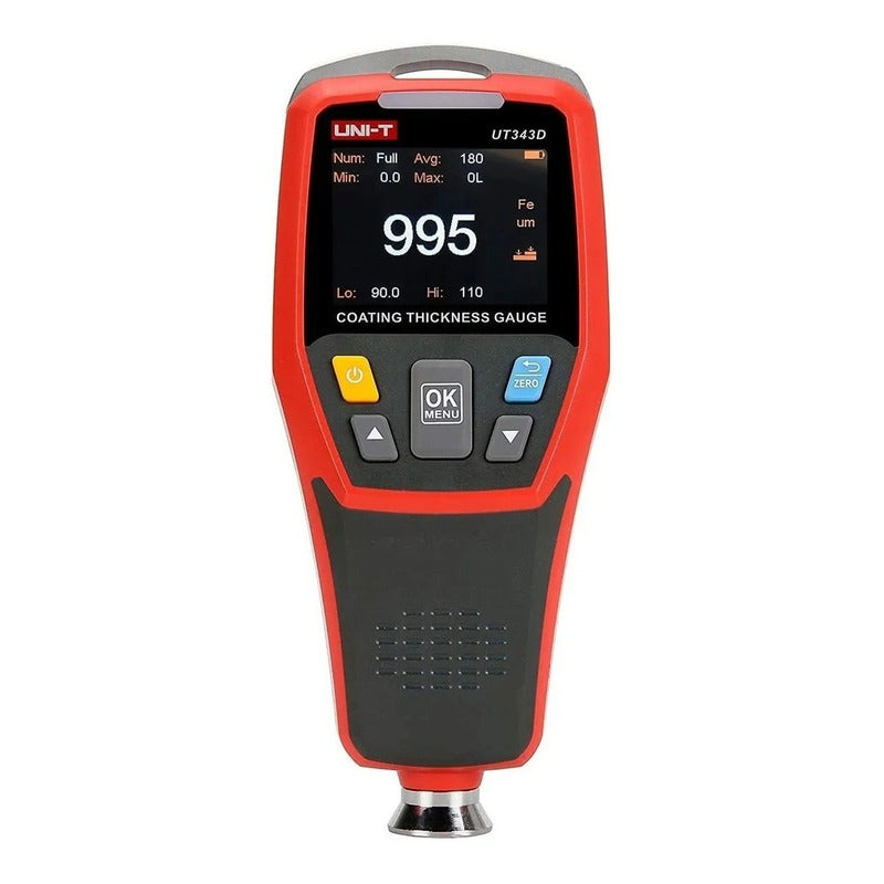 Medidor De Espesor Para Recubrimiento Ut343d Pinturas Barniz