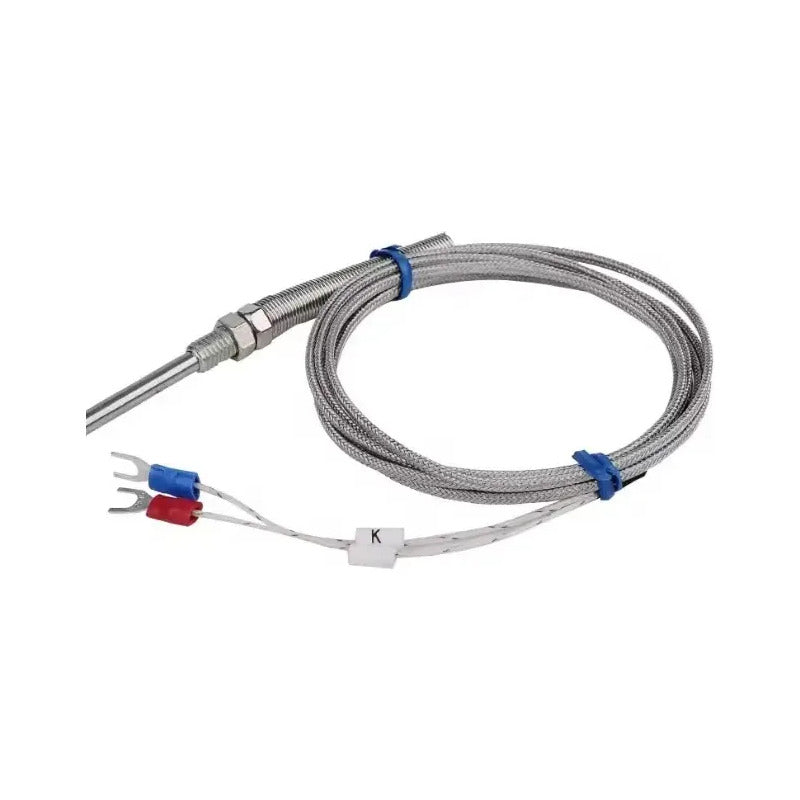 Termocupla Termopar Tipo K 0-800°c Sonda 20cm Cable 3mt M8