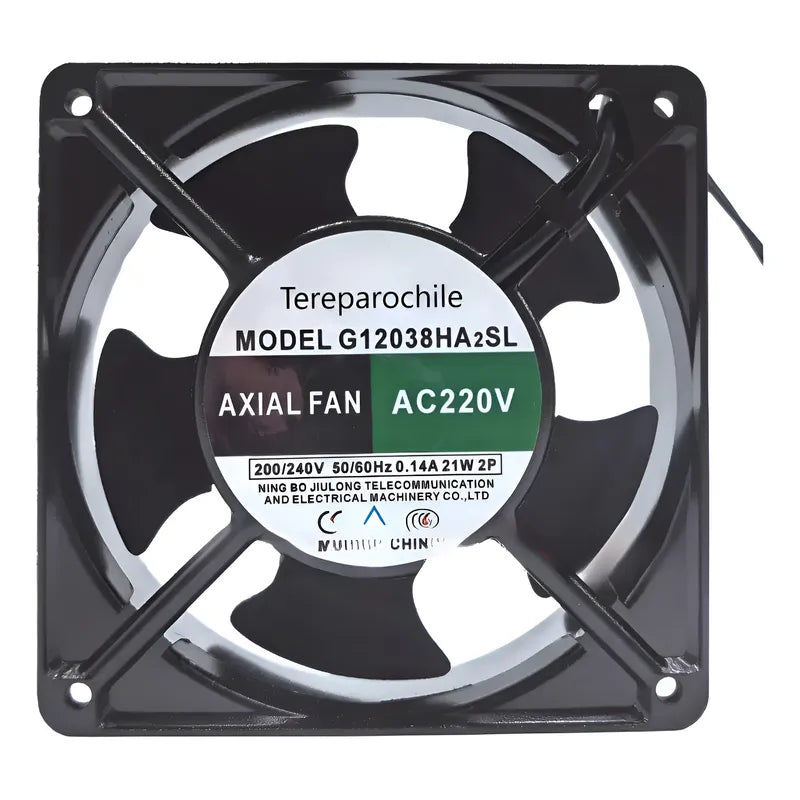 Ventilador Fan Cooler G12038ha 2sl 220/240v 21w 120x38mm