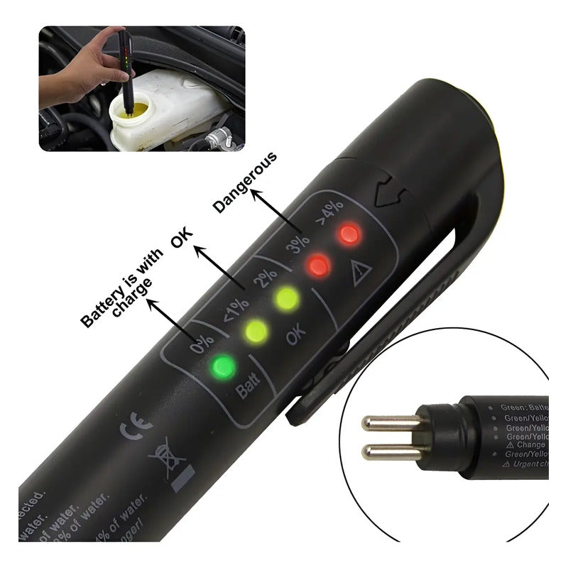 Detector Agua En Liquido Fluido De Freno Dot3 Dot4 Dot5 Dot