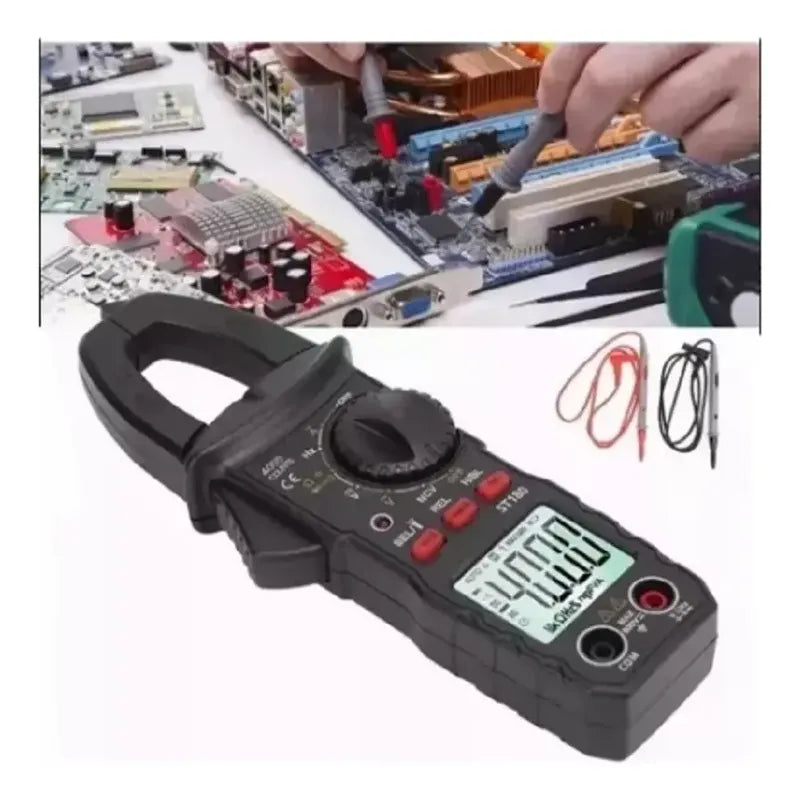 Tester Pinza Amperímetrica Amperimetro Tenaza Multimetro Lcd