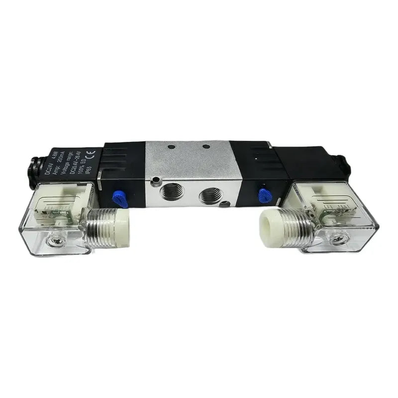 Electroválvula Neumática 4v220-08 Doble Bobina 24v 1/4
