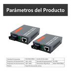 Convertidor Fibra Optica Ethernet Ftth Htb-gs-03 10/100/1000