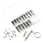 Set 1000pcs Tornillos Pernos Lentes Tuercas Arandelas Gafas