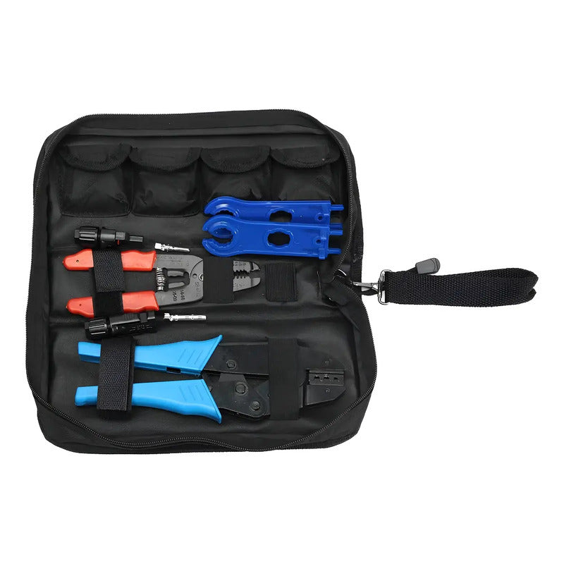 Set Herramientas Crimpadora Llaves Mc4 Panel Solar Pelacable