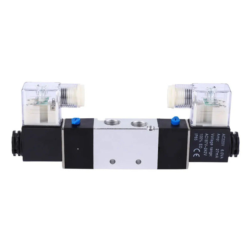 Electrovalvula Neumatica 5/2 Doble Bobina Ac 220v 4v220-08