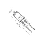 X2 Ampolletas Bipin Halogena G5.3 50w 12v 2700k