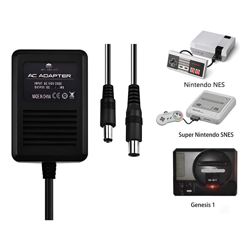 Fuente Poder Para Nintendo Supernintendo Sega Genesis Snes
