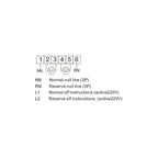 Switch Interruptor Transferencia Automatica 63a Ats 220v Mcb Azul Plomo