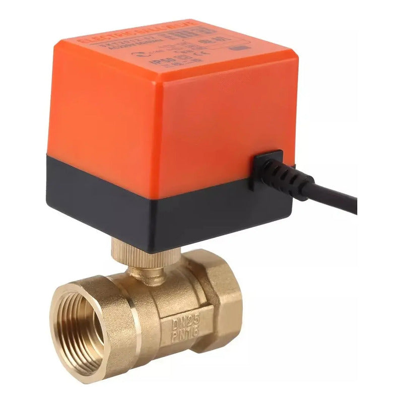 Electro Valvula Bola Llave Motorizada 220v Dn25 Actuador