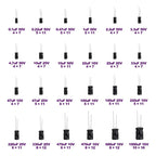 Set 500 Capacitor Condensador Electrolitico 0,1uf A 1000uf
