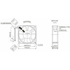 Ventilador Fan Cooler Dp200a 220v Ac 120mm X 120mm X 38 Mm