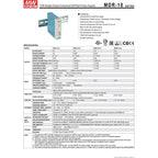 Fuente De Poder Riel Din Mdr-10-12 Mean Well 12v 0.84a 10w
