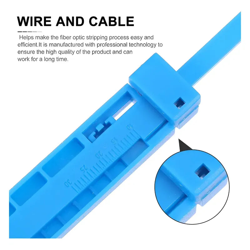 Cortador Pelador De Cable Fibra Optica Limpiador Ftth Sc Apc