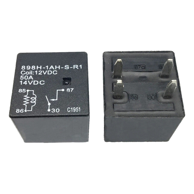 Rele Automotriz 898h-1ah-s-r1 898h1ahsr1 12v 4 Pines 50a 14v