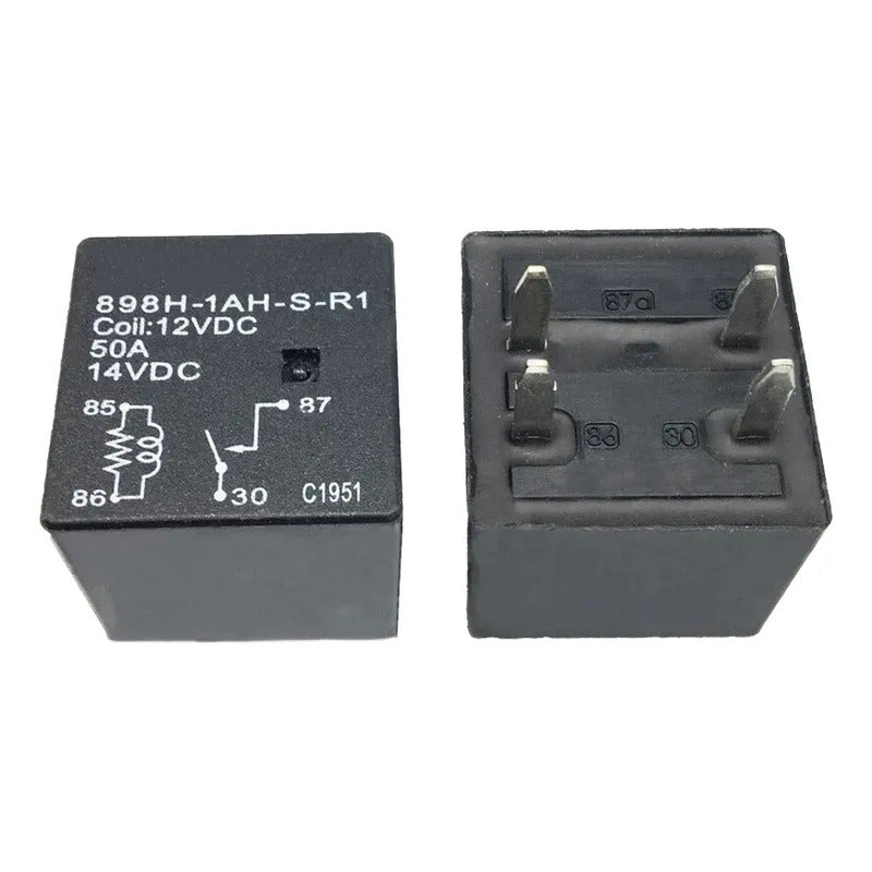 Rele Automotriz 898h-1ah-s-r1 898h1ahsr1 12v 4 Pines 50a 14v