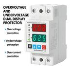 Protector Alto Bajo Voltaje Corriente Ajustable 63a 220v Din