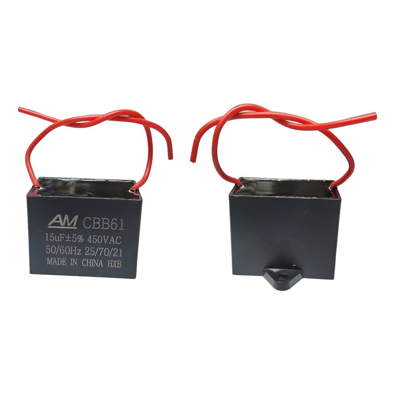 Capacitor Condensador Cbb61 15uf 450vac 15 Uf Motor