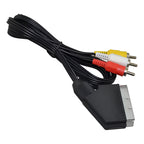 Cable Adaptador Scart A Rca Av 3 Rca Audio Video Tv 2 Metros