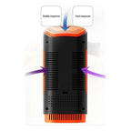 Monitor Calidad Aire Portatil Pm2.5 Detector Formaldehido Naranja