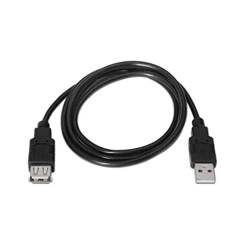 Cable Extension Usb 2.0 A/b Macho Hembra 1,5 Metros Negro
