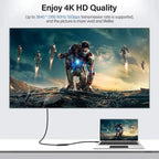 Cable Extension Usb-c 3.1 Gen2 10gbps Pd 100w 4k 60hz 2m Negro