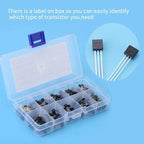 Kit 200 Transistores Npn Pnp Bc548 337 517 Bc547 327 449 556