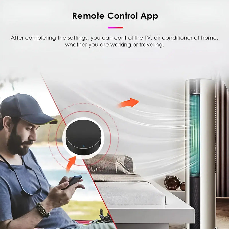Control Remoto Inteligente Wifi Compatible Alexa Google Tuya Negro