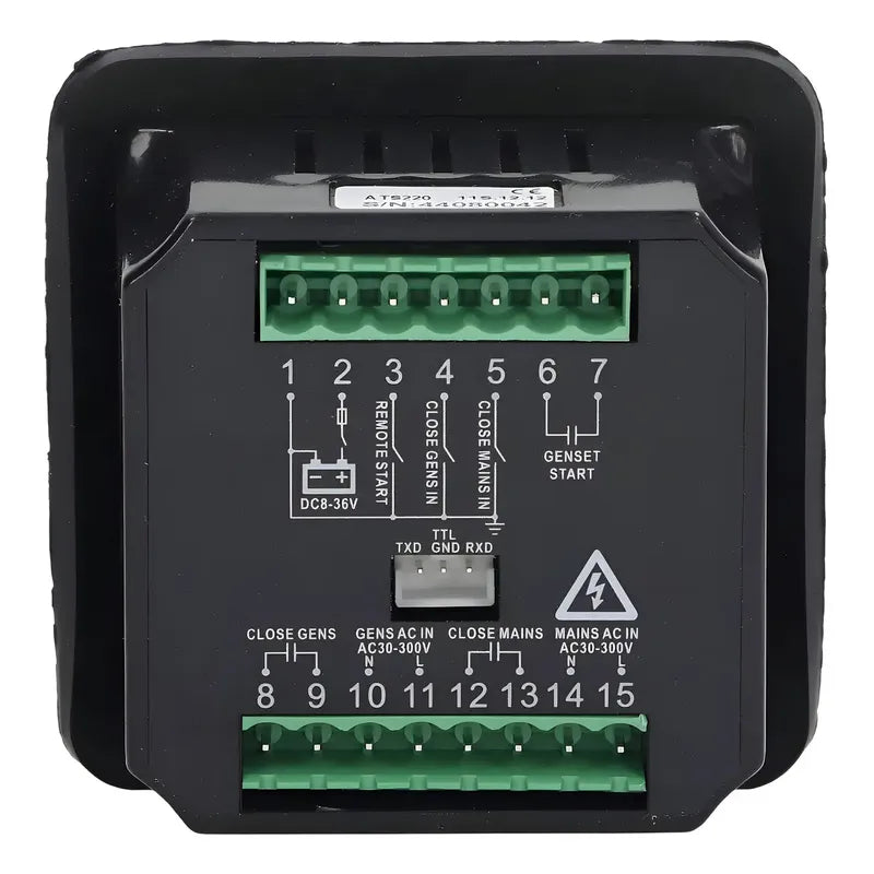 Modulo Controlador Ats220 Ats Tta Electrogenos Generador