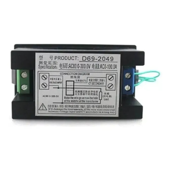 Medidor Consumo Kwh Corriente Lcd Potencia Voltaje 110v 220v