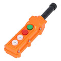 Botonera Switch Colgante Puente Grua 4 Botones Pulsador Cob-61a Naranja