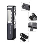Grabadora De Voz Digital 8 Gb + Microfono + Modulo Telefono Negro